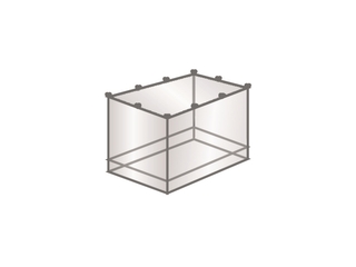 Travelsafe Mosquitonet 2 pers boxstijl Wit