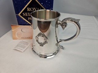 Royal Selangor Victoriaanse tankard cartouche – 56cl