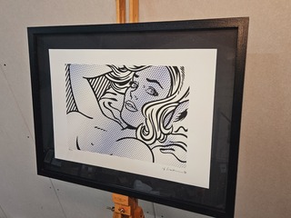 Roy Lichtenstein – Lithograaf – ”Seductive Girl” in nieuwe lijst