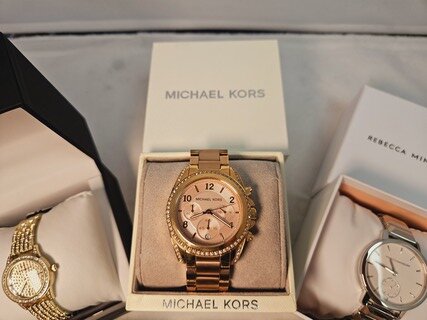 Collectie horloges, Michael Kors, wehrmacht, Juicy Couture etc.