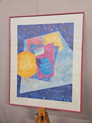 Gesigneerde limited edition lithograaf 120/250