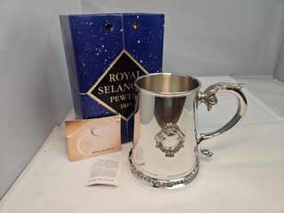 Royal Selangor Victoriaanse tankard cartouche – 56cl