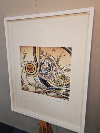 Takashi Murakami – Lithograaf – ”Rising King” in nieuwe lijst