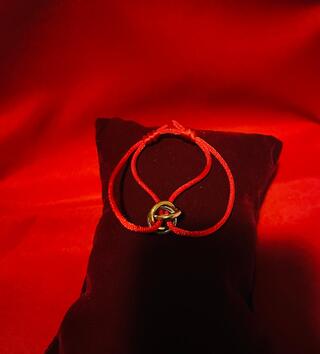 Dames armband rood