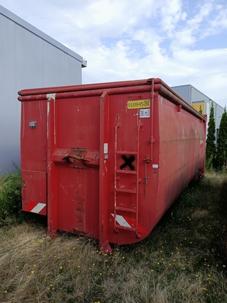 38 m3 deks haakarm afzetcontainer, KTK, 2016
