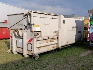 20 m3 haakarm afzet perscontainer, Husmann, SPB20 SEL-E, wit, 2007