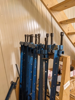 14x Lijmklem, ca. 150cm
