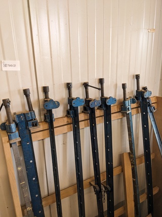 9x Lijmklem, ca. 150cm