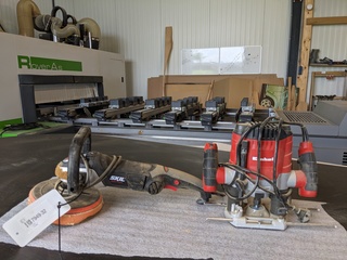 Polijstmachine met bovenfrees Skil en Einhell, o.a. F015 1144