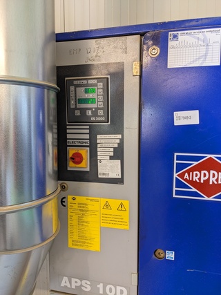 Schroefcompressor v.v. persluchtdroger, Airpress, APS 10D, 2007