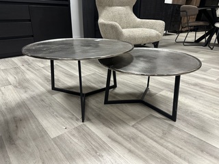 Salontafelset van 2, grijs