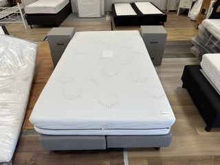 Boxspring Geveerd, grijs