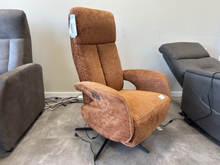 Relaxfauteuil 2 motorig, Hjort-Knudsen, cognac