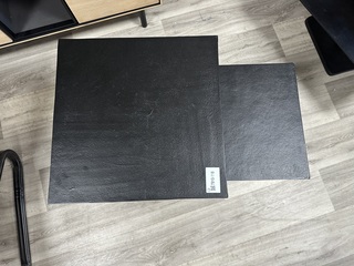2 delige salontafelset Zigzag, zwart