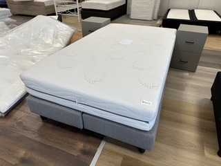 Boxspring Geveerd, grijs