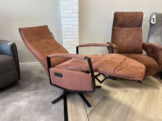 Relaxfauteuil 2 motorig, Xooon, rood