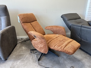 Relaxfauteuil 2 motorig, Hjort-Knudsen, cognac