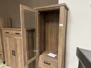 Vitrinekast Ierland, Maxfurn, espresso