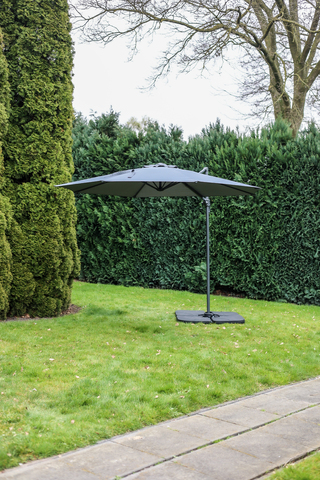 Parasol medium inclusief voet diameter 3 meter