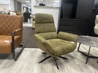 Fauteuil Berlijn, olijfgroen