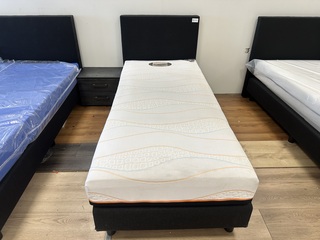 Boxspring 1 persoons, Elite Sleep, zwart