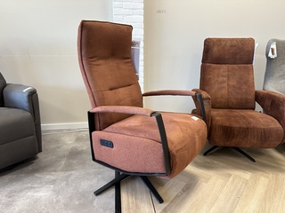 Relaxfauteuil 2 motorig, Xooon, rood