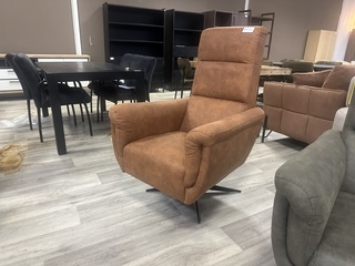 Fauteuil Myrthe , cognac
