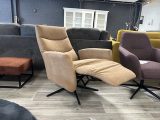 Manuele relaxfauteuil Bram, cognac