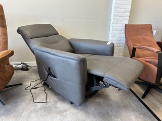 Relaxfauteuil met sta-op functie (3 motorig), DFM, antraciet