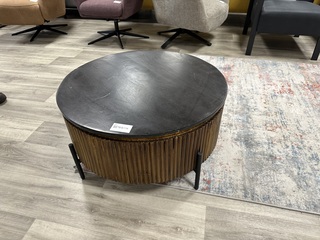 Salontafel London, goud/zwart