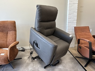 Relaxfauteuil met sta-op functie (3 motorig), DFM, antraciet