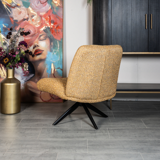 Fauteuil Joey, okergeel
