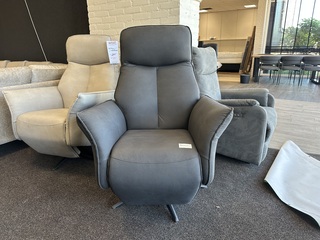 Elektrische draaifauteuil Harry, antraciet