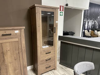 Vitrinekast Ierland, Maxfurn, espresso