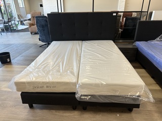 Boxspring, zwart