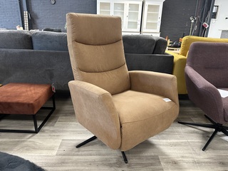 Manuele relaxfauteuil Bram, cognac