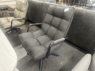 Fauteuil Ans, antraciet