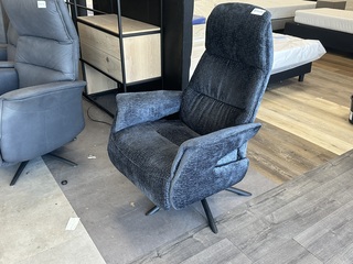 Elektrische relaxfauteuil Joris, blauw