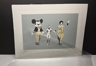 Kunstwerk Banksy napalm (zeefdruk), 2004