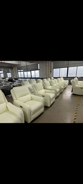 Elektrische lounge fateuil, Beige, 2025