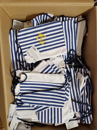 ca.260x Matrozen tasjes Boland
