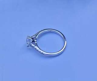 Gouden ring met witte safier – 1.12ct – 14k goud