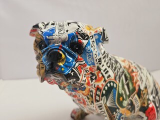 Bulldog sculptuur – Nasa dog