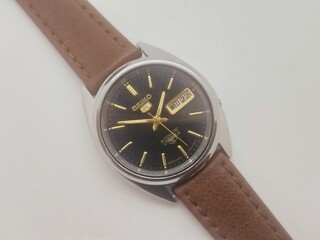 Seiko 5 Day Date mod automatisch herenhorloge