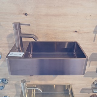 Fonteinset, Qisani, Vanity, Brushed copper