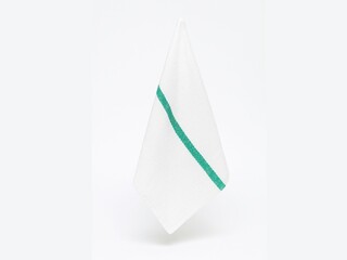 ca.200x Keuken/Vaatdoek – White/Green