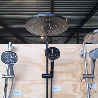 Regendoucheset, Hansgrohe, Rainshower, Matzwart