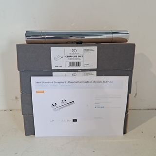4x Douchethermostaat, Ideal Standard, Ceraplus Safe, Chroom
