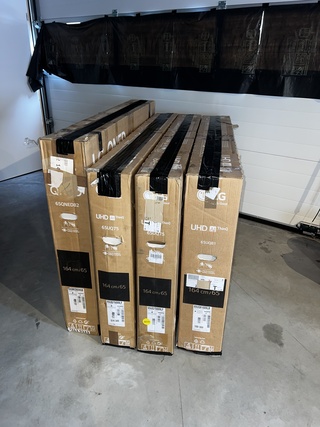 4x Televisie  65-inch, LG