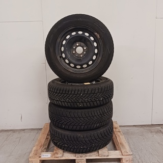 4x Stalen velg met winterbanden voor Fiat, Novex, Snowspeed 3 - 175/65